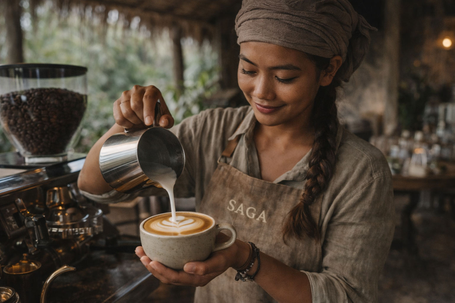 Coffee and soft light