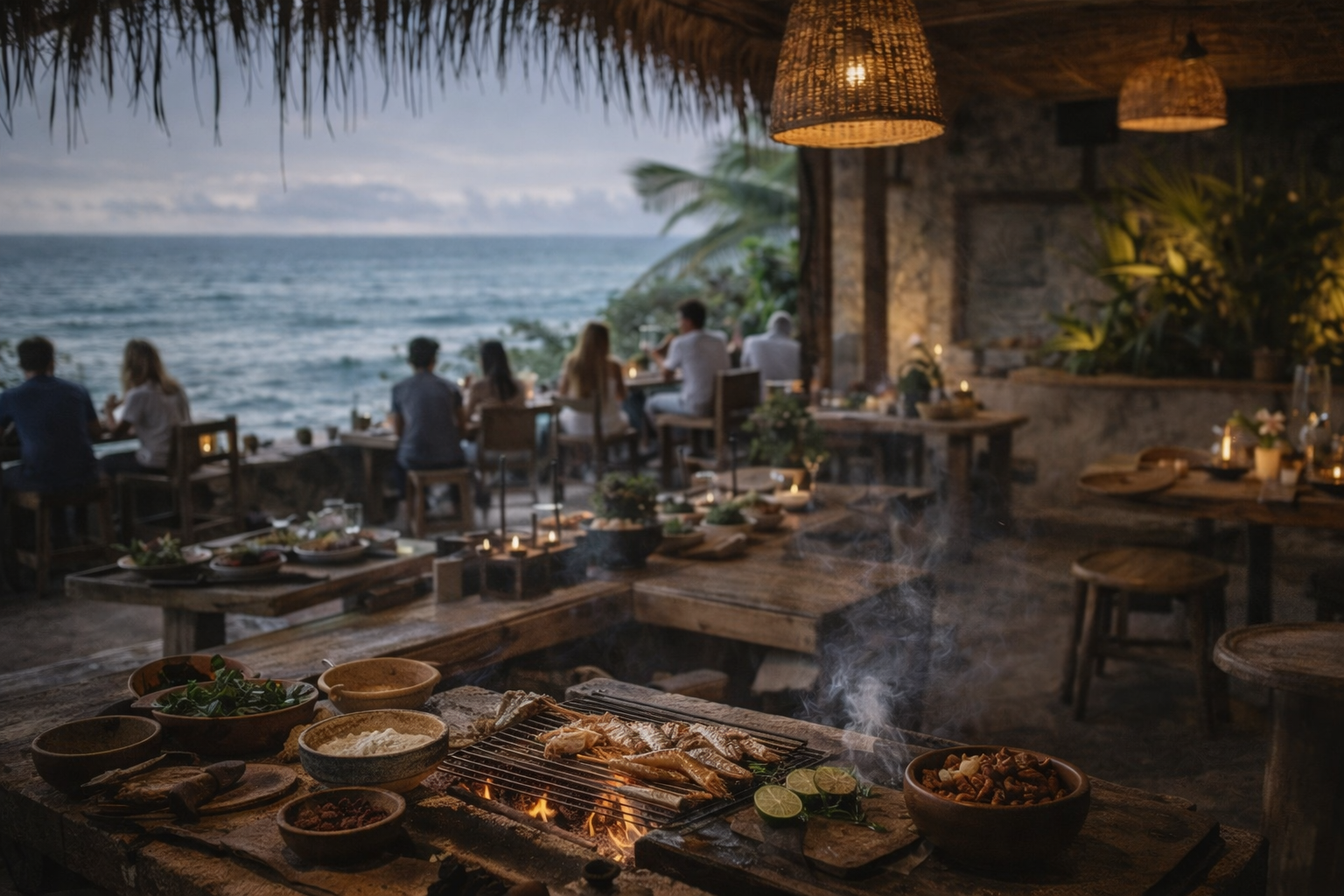 Saga coastal kitchen shaped by the ocean